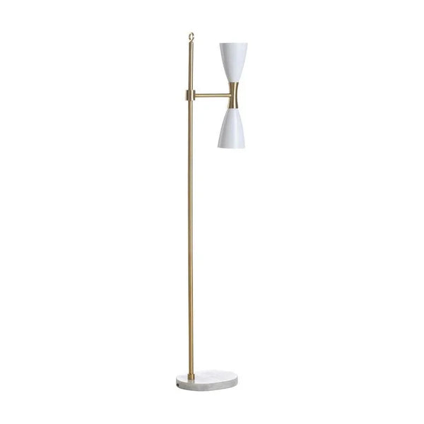 Ada Mid-Century Styled Gold Floor Lamp-Floor Lamps-Wildwood-LOOMLAN