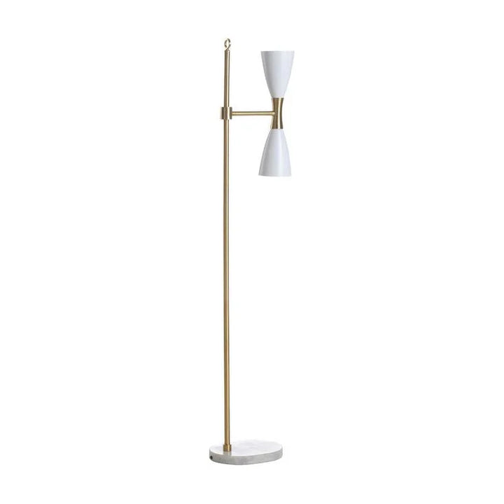 Ada Mid-Century Styled Gold Floor Lamp-Floor Lamps-Wildwood-LOOMLAN