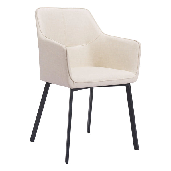 Adage Dining Chair Beige Dining Chairs LOOMLAN By Zuo Modern