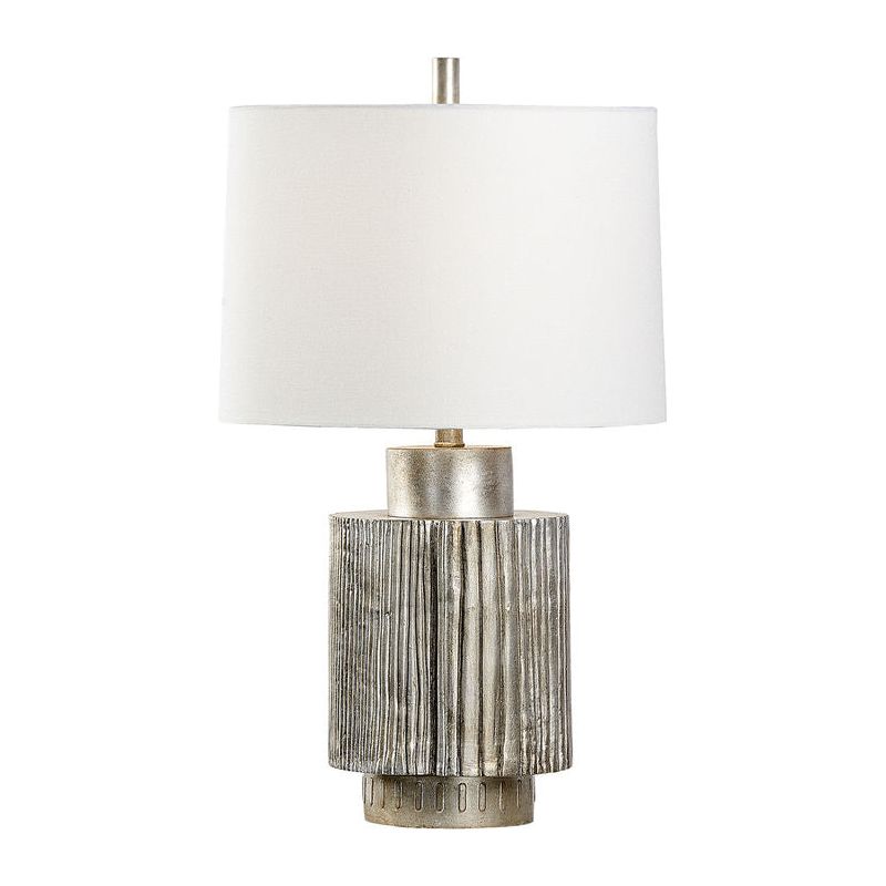 Adagio Antique Silver Leaf Finish Table Lamp