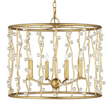 Adagio Iron Framed Gold Chandelier