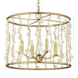 Adagio Iron Framed Gold Chandelier