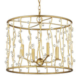 Adagio Iron Framed Gold Chandelier