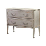 Adalaya Grey Wood Chest