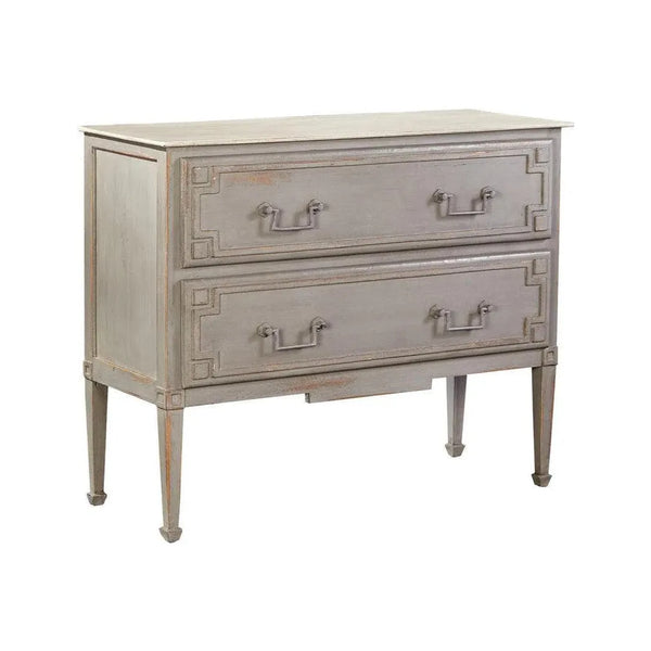 Adalaya Grey Wood Chest