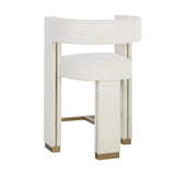 Adamina Polyester Upholstered Counter Stool