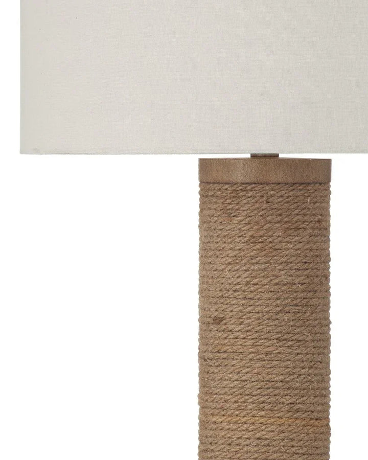 Natural Rope Base Table Lamp | LOOMLAN