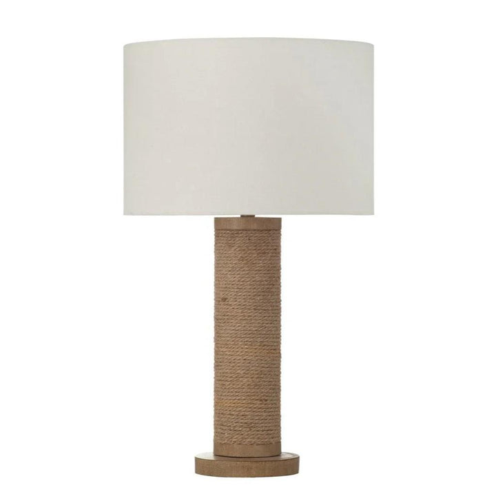 Natural Rope Base Table Lamp | LOOMLAN