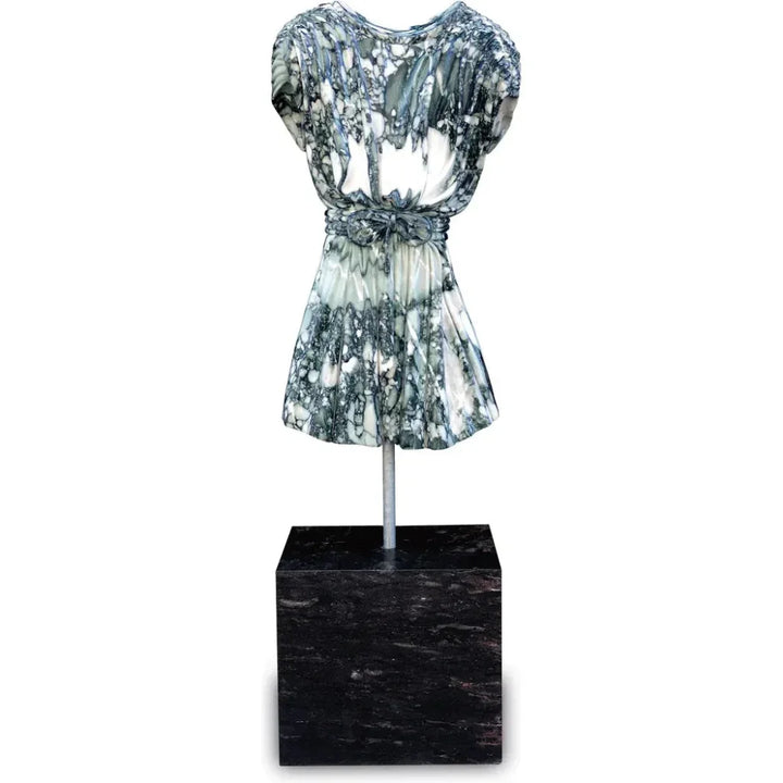 Adara Marble Dress Sculpture - LOOMLAN - Currey & Co - Statues & Sculptures