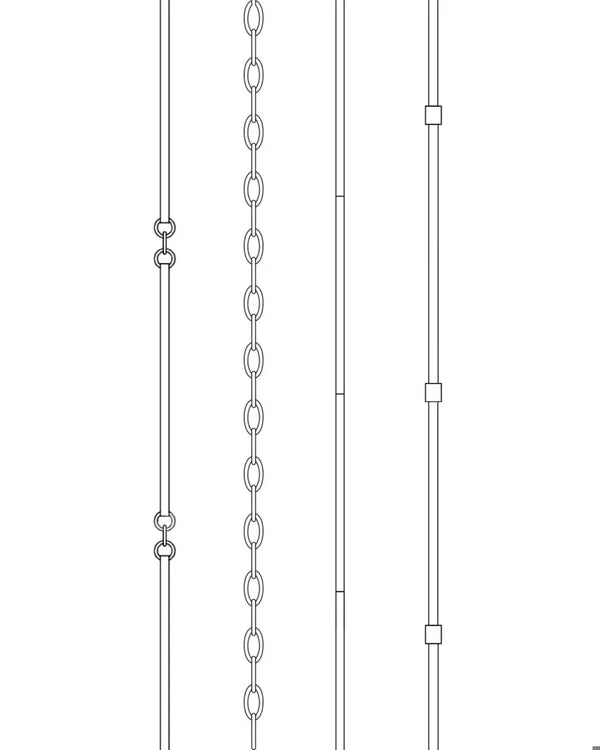 Add on : 3' Washed Driftwood Chain - LOOMLAN - LOOMLAN - 