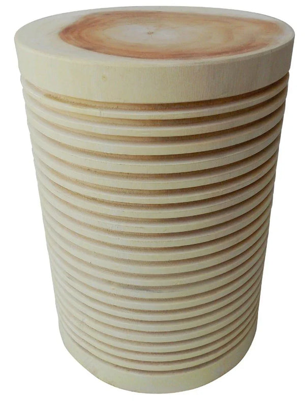 Ade Suar Wooden Outdoor Stool-Garden Stools-Artesia-LOOMLAN