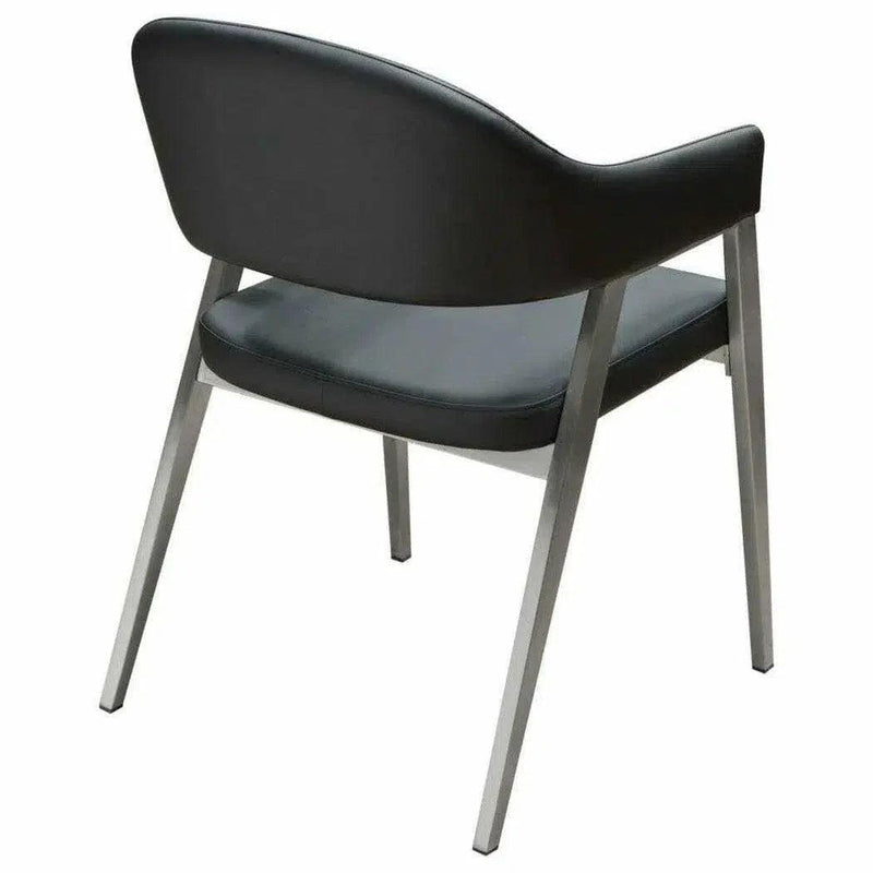 Adele Leather Modern Dining Chair 2PC