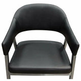 Adele Leather Modern Dining Chair 2PC