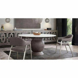 Adele Leather Modern Dining Chair 2PC