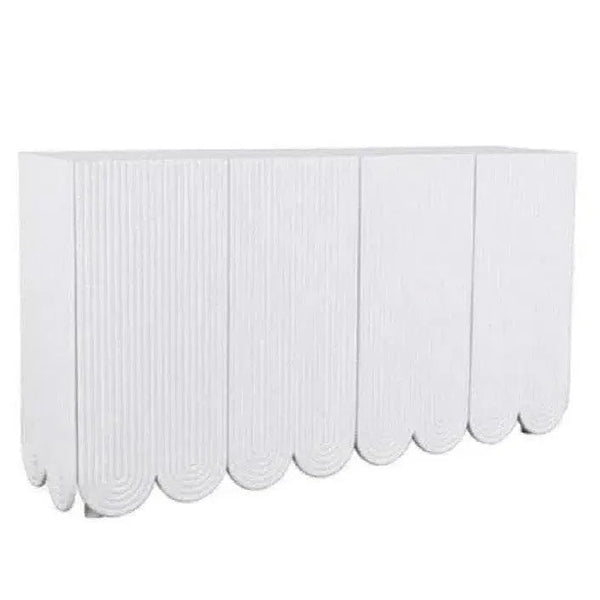 Adelia White Sideboard Solid Wood - LOOMLAN - Artesia - Sideboards