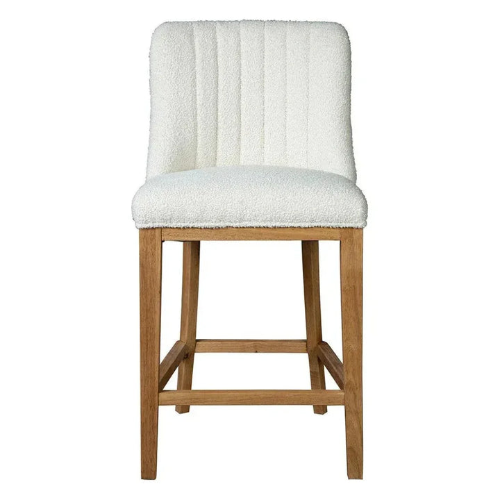 Adell Linen Counter Stool - LOOMLAN - Furniture Classics - Counter Stools