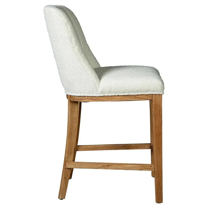Adell Linen Counter Stool - LOOMLAN - Furniture Classics - Counter Stools