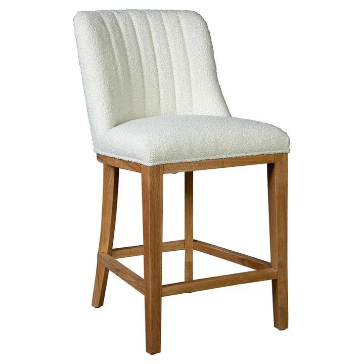 Adell Linen Counter Stool - LOOMLAN - Furniture Classics - Counter Stools