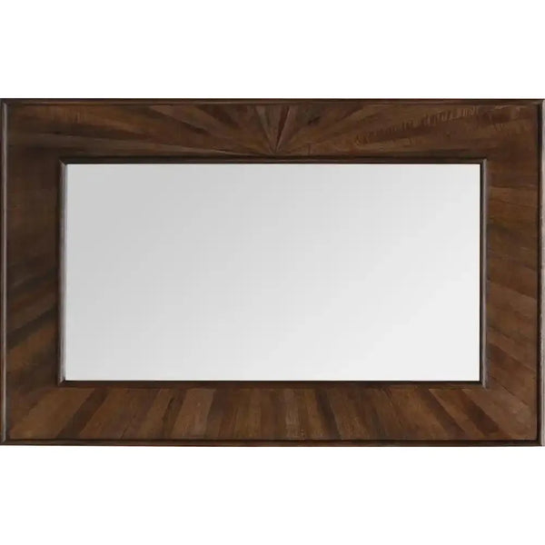 Adlington Hand Wood d Wall Mirror-Wall Mirrors-LOOMLAN-LOOMLAN