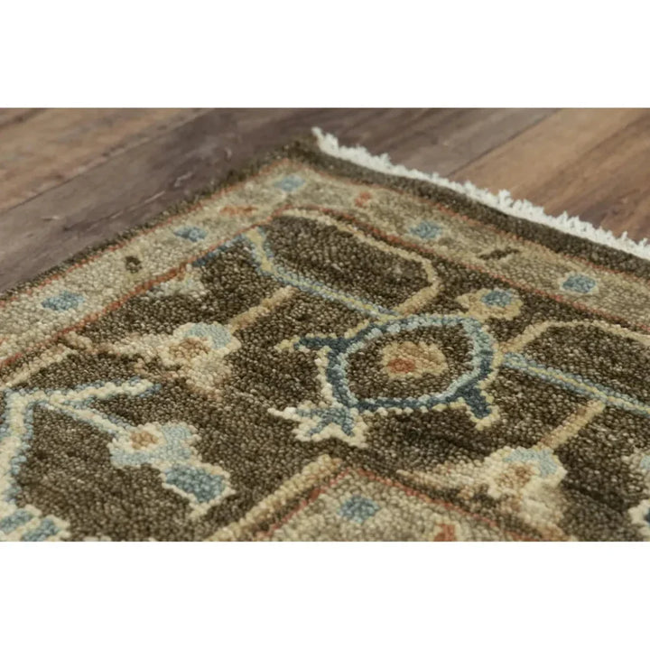 Ados Medallion Dark Brown Large Area Rugs - LOOMLAN - LOOMLAN - Area Rugs