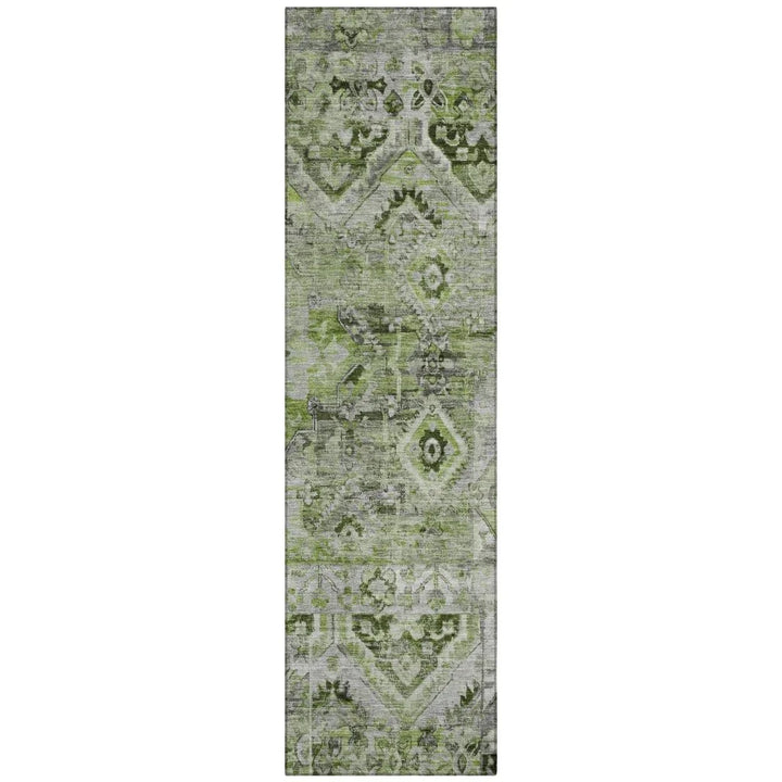 Aelain Aloe Washable Indoor - Outdoor Rug - LOOMLAN - LOOMLAN Rugs - Outdoor Rugs