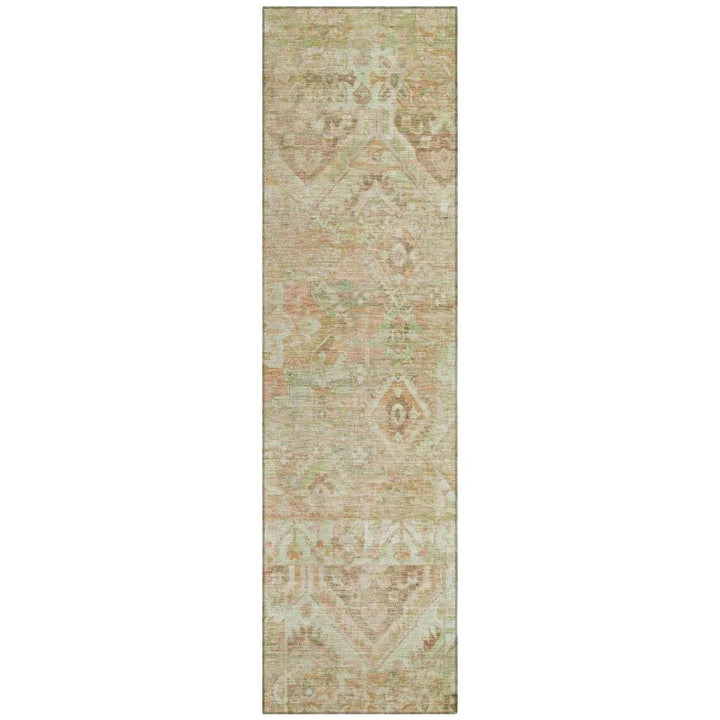 Aelain Orange Washable Indoor - Outdoor Rug - LOOMLAN - LOOMLAN Rugs - Outdoor Rugs
