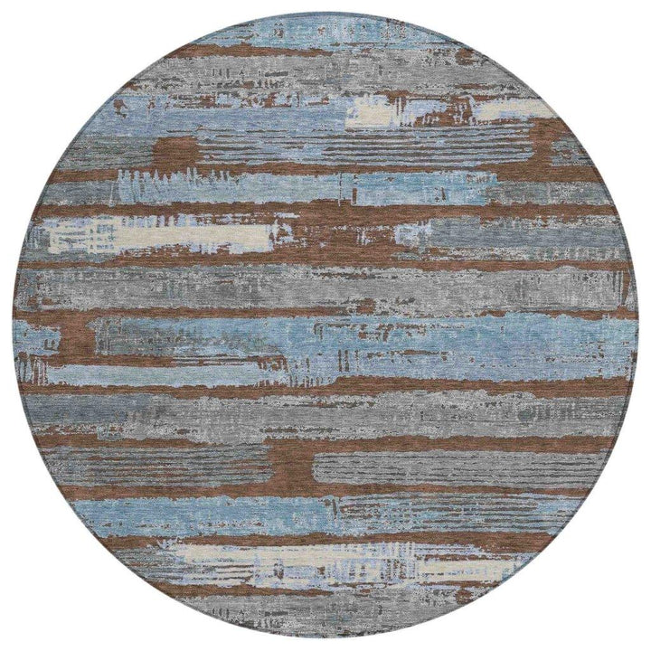 Aelaris Chocolate Washable Indoor - Outdoor Rug - LOOMLAN - LOOMLAN Rugs - Outdoor Rugs