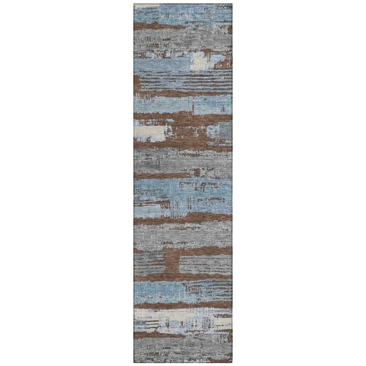 Aelaris Chocolate Washable Indoor - Outdoor Rug - LOOMLAN - LOOMLAN Rugs - Outdoor Rugs