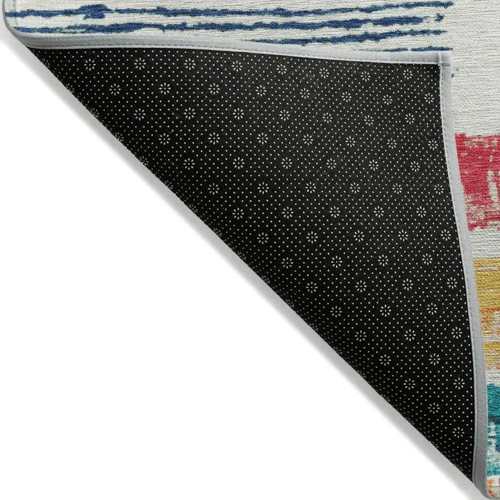 Aelaris Ivory Washable Indoor - Outdoor Rug - LOOMLAN - LOOMLAN Rugs - Outdoor Rugs