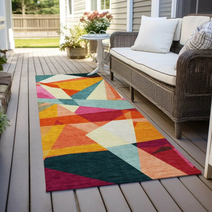 Aelas Ivory Washable Indoor - Outdoor Rug - LOOMLAN - LOOMLAN Rugs - Outdoor Rugs