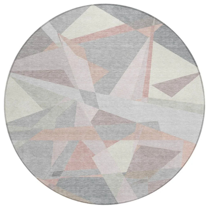 Aelas Pink Washable Indoor - Outdoor Rug - LOOMLAN - LOOMLAN Rugs - Outdoor Rugs