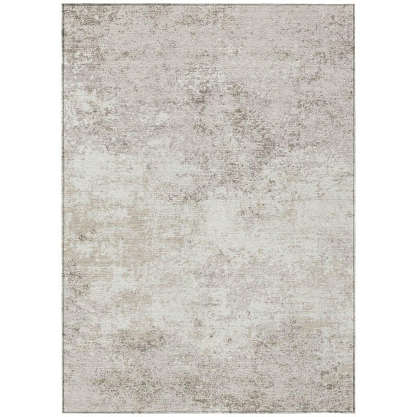 Aera Ivory Washable Indoor-Outdoor Rug-Outdoor Rugs-LOOMLAN Rugs-2'6" x 3'10"-LOOMLAN