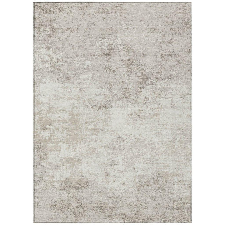 Aera Ivory Washable Indoor-Outdoor Rug-Outdoor Rugs-LOOMLAN Rugs-2'6" x 3'10"-LOOMLAN