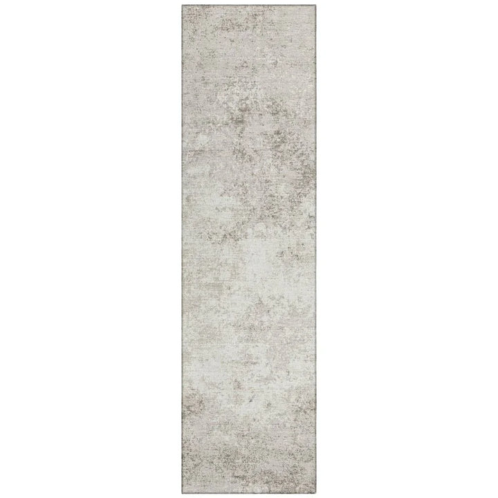 Aera Ivory Washable Indoor-Outdoor Rug-Outdoor Rugs-LOOMLAN Rugs-2'3" x 7'6"-LOOMLAN