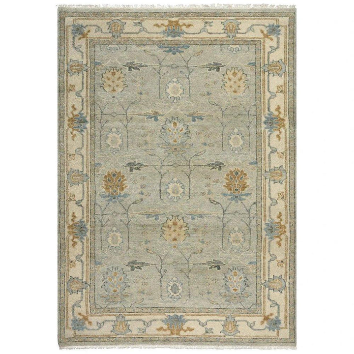 Aero Border Beige Large Area Rugs For Living Room - LOOMLAN - LOOMLAN - Area Rugs