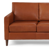 Aero Top Grain 4 Seat Leather Sofa Custom Made to Order-Sofas & Loveseats-One For Victory-LOOMLAN
