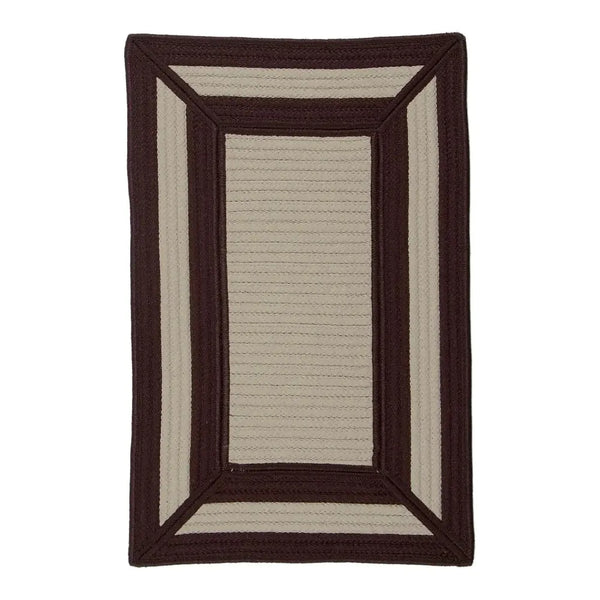 Afra Handcrafted Outdoor Rugs-Outdoor Rugs-Colonial Mills-Brown-3' x 5'-LOOMLAN