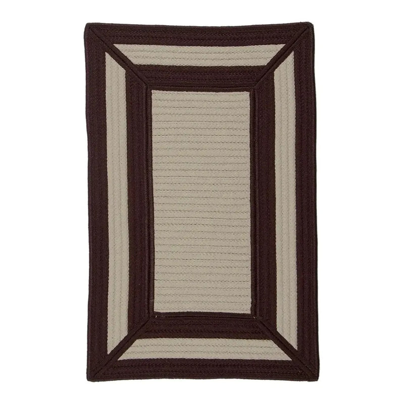 Afra Handcrafted Outdoor Rugs-Outdoor Rugs-Colonial Mills-Brown-3' x 5'-LOOMLAN