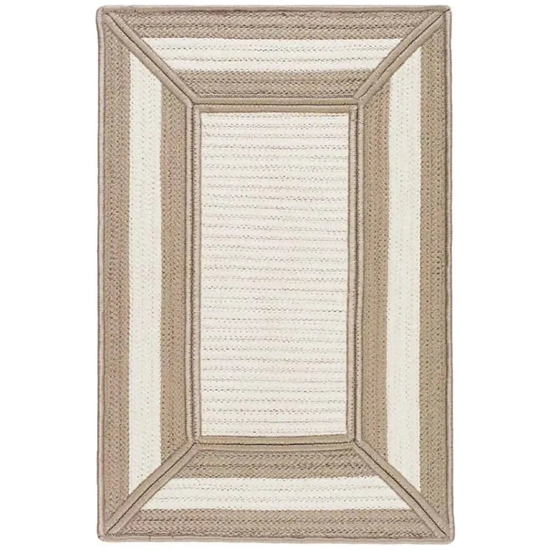 Afra Handcrafted Outdoor Rugs-Outdoor Rugs-Colonial Mills-Tan-3' x 5'-LOOMLAN