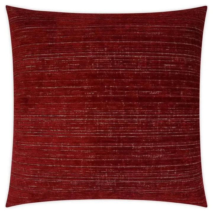 Agra Garnet Solid Red Large Throw Pillow Insert - LOOMLAN