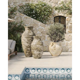 Agrigento Antique Terracotta Outdoor Planter-Outdoor Accessories-Currey & Co-LOOMLAN