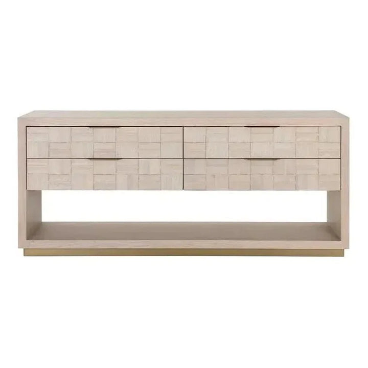 Akava Wood Dresser With Light Wash Finish - LOOMLAN - SUNPAN - Dressers