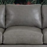 Alabama High Back Leather Sofa Dark Gray Made In the USA Sofas & Loveseats LOOMLAN By Uptown Sebastian