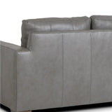 Alabama High Back Leather Sofa Dark Gray Made In the USA Sofas & Loveseats LOOMLAN By Uptown Sebastian