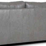 Alabama Leather Sofa Dark Gray Made the USA