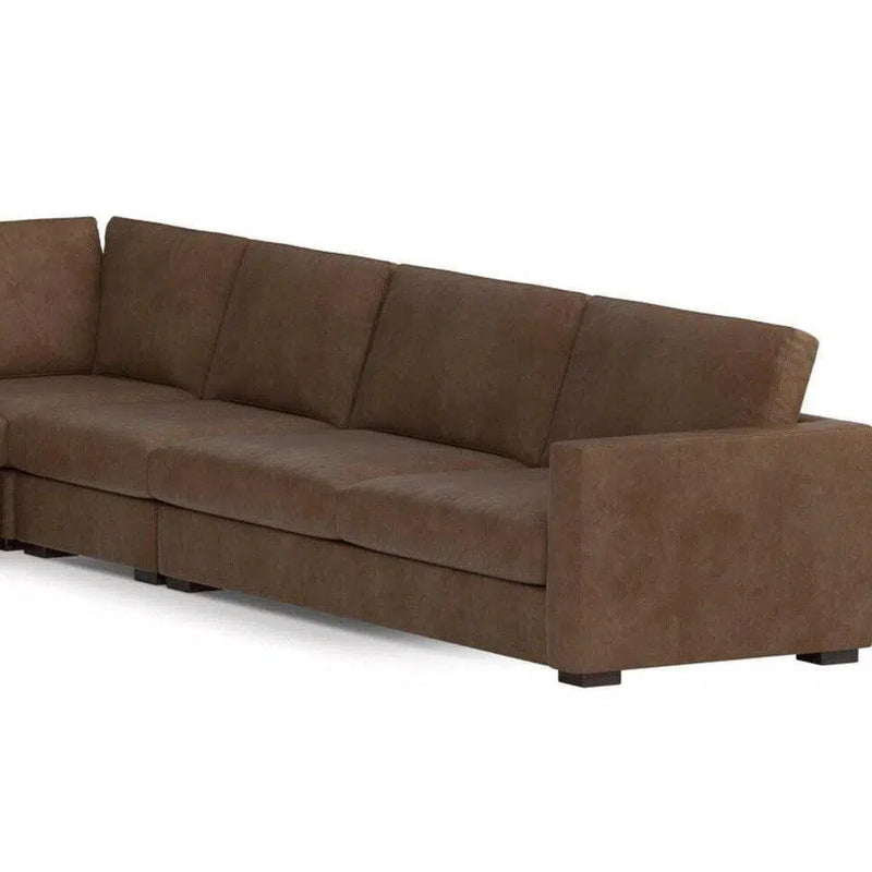 Alabama Reversible L-Shaped Leather Sectional