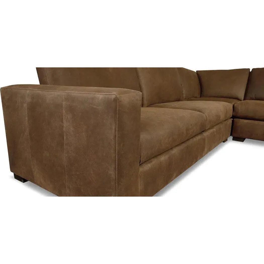 Alabama Symmetrical Leather Sectional Made to Order