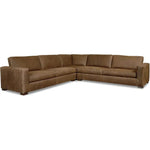 Alabama Symmetrical Leather Sectional Made to Order