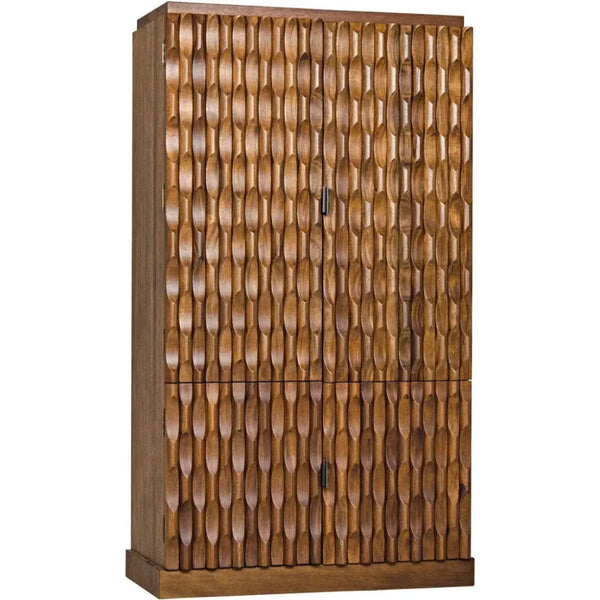 Alameda Wood Dark Walnut Hutch - LOOMLAN - Noir - Etageres