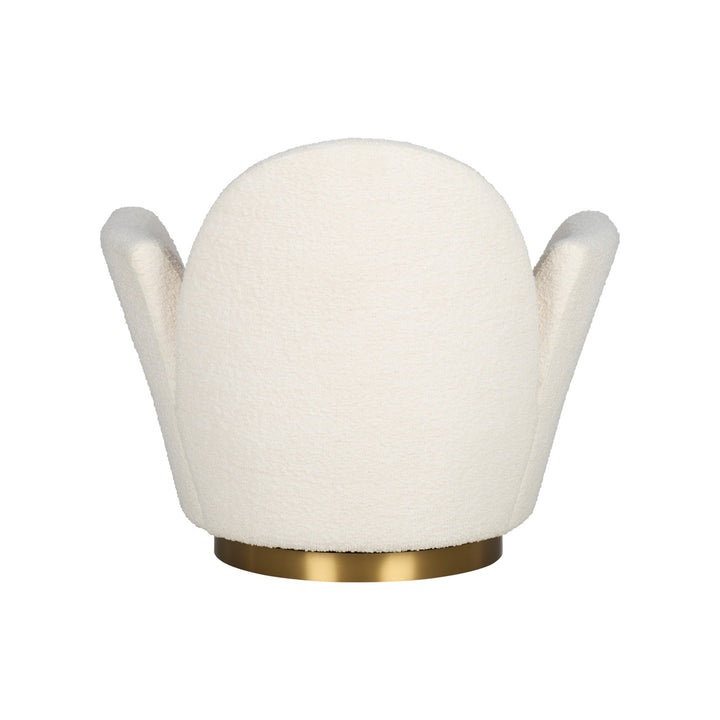 Alba Velvet Swivel Club Chair